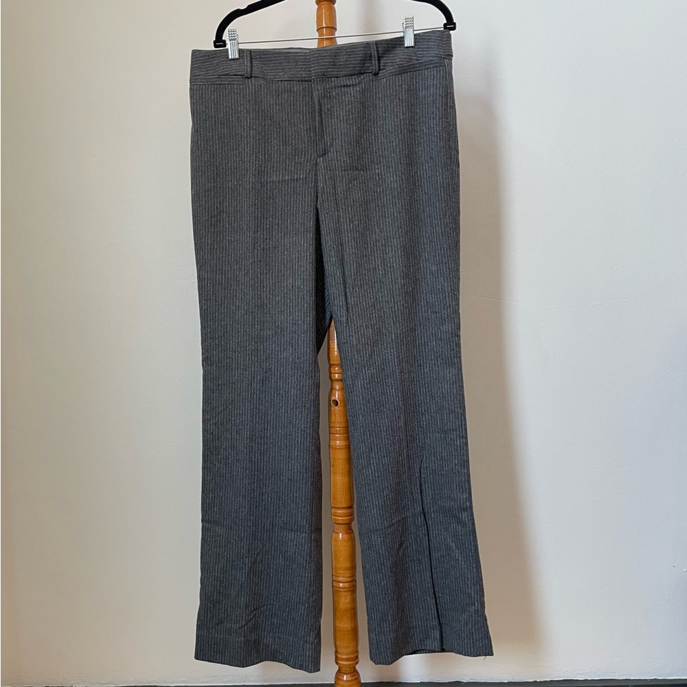 Banana Republic Charcoal Pinstripe Trousers